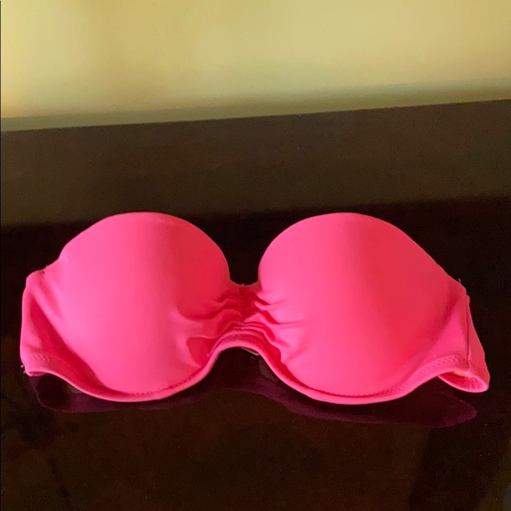 Victoria’s Secret pink strapless swimsuit top